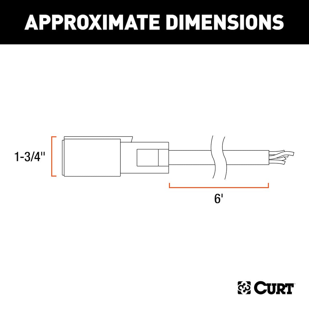 Curt 56621 Trailer Wiring Connector - image 4