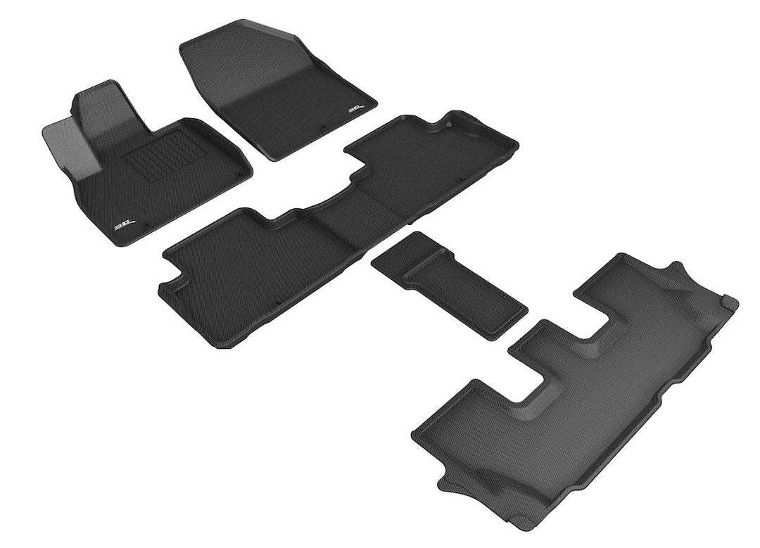 3D Mats A05101509 Telluride KAGU Black 5-Piece Floor Mats - image 1