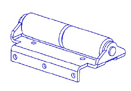 BAL RV 22324 Accu-Slide Replacement Roller, 1-Inch Diameter - image 1