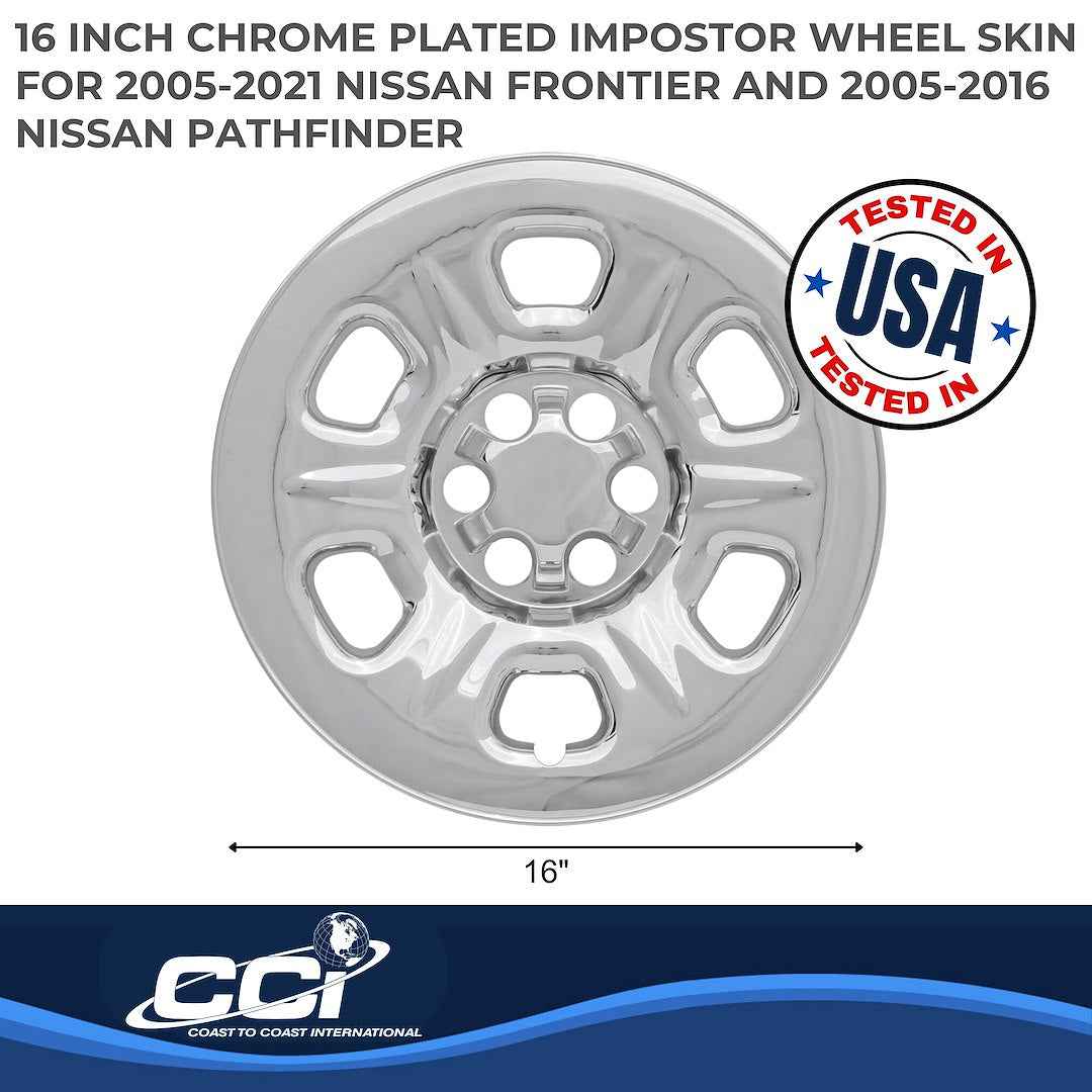Coast To Coast IMP69X Frontier 16-Inch Chrome Skin Set