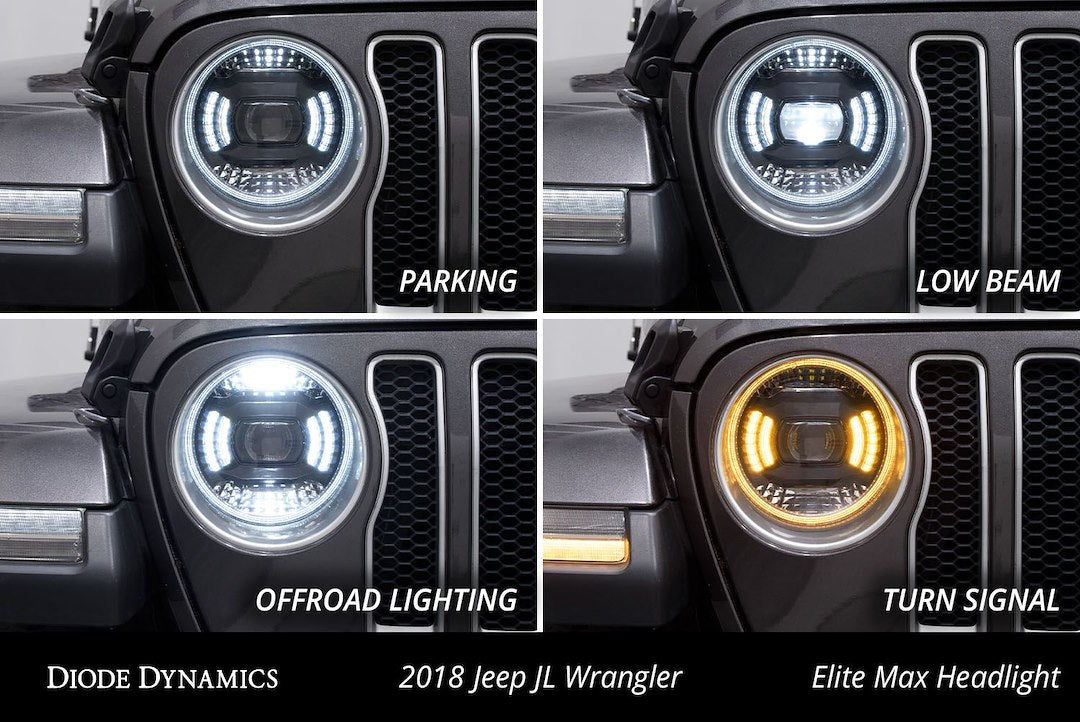 Diode Dynamics DD5165 Elite Max Projector Headlight Set