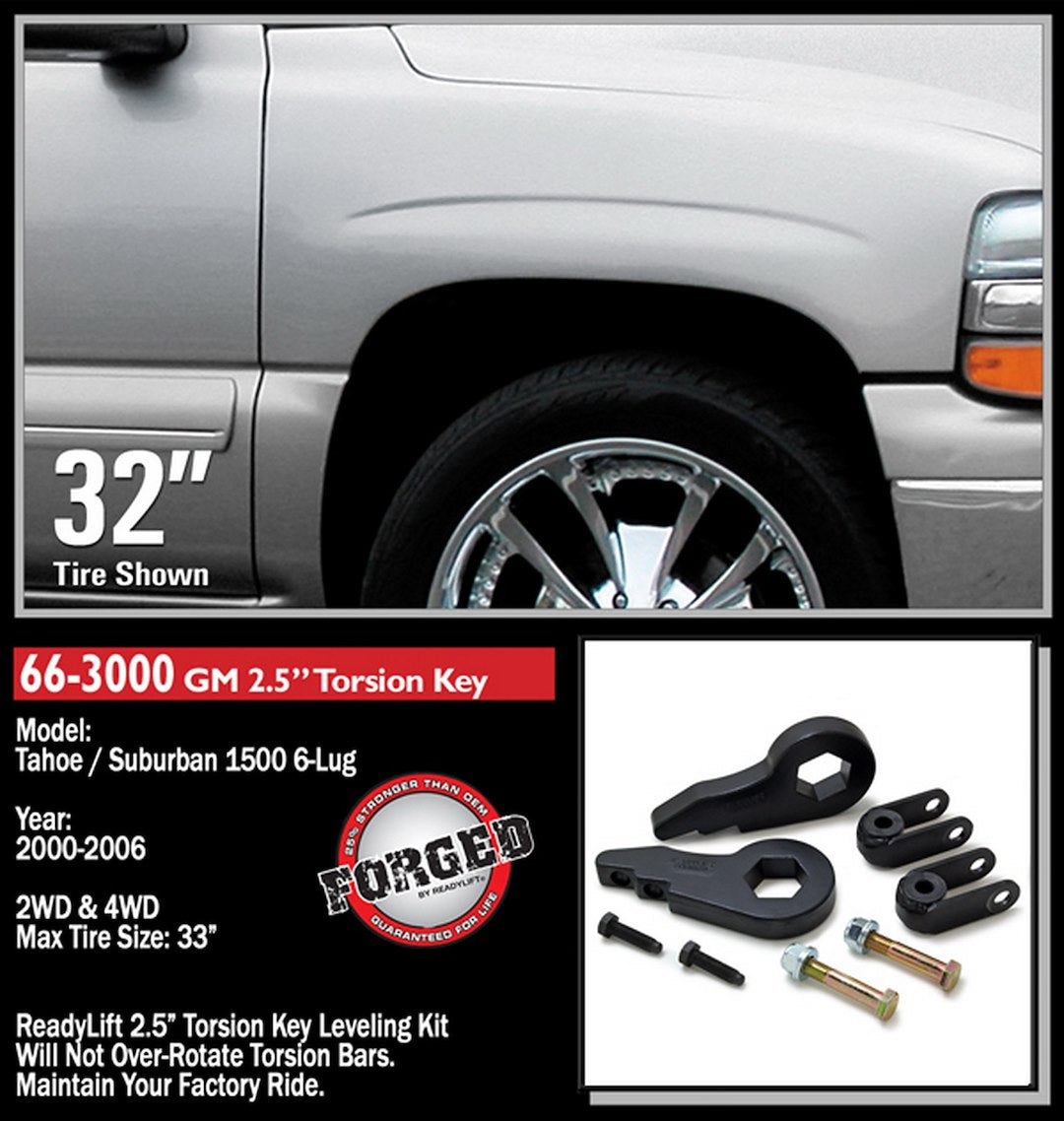 ReadyLift 66-3000 GM 1500 4WD Torsion-Key Leveling Set