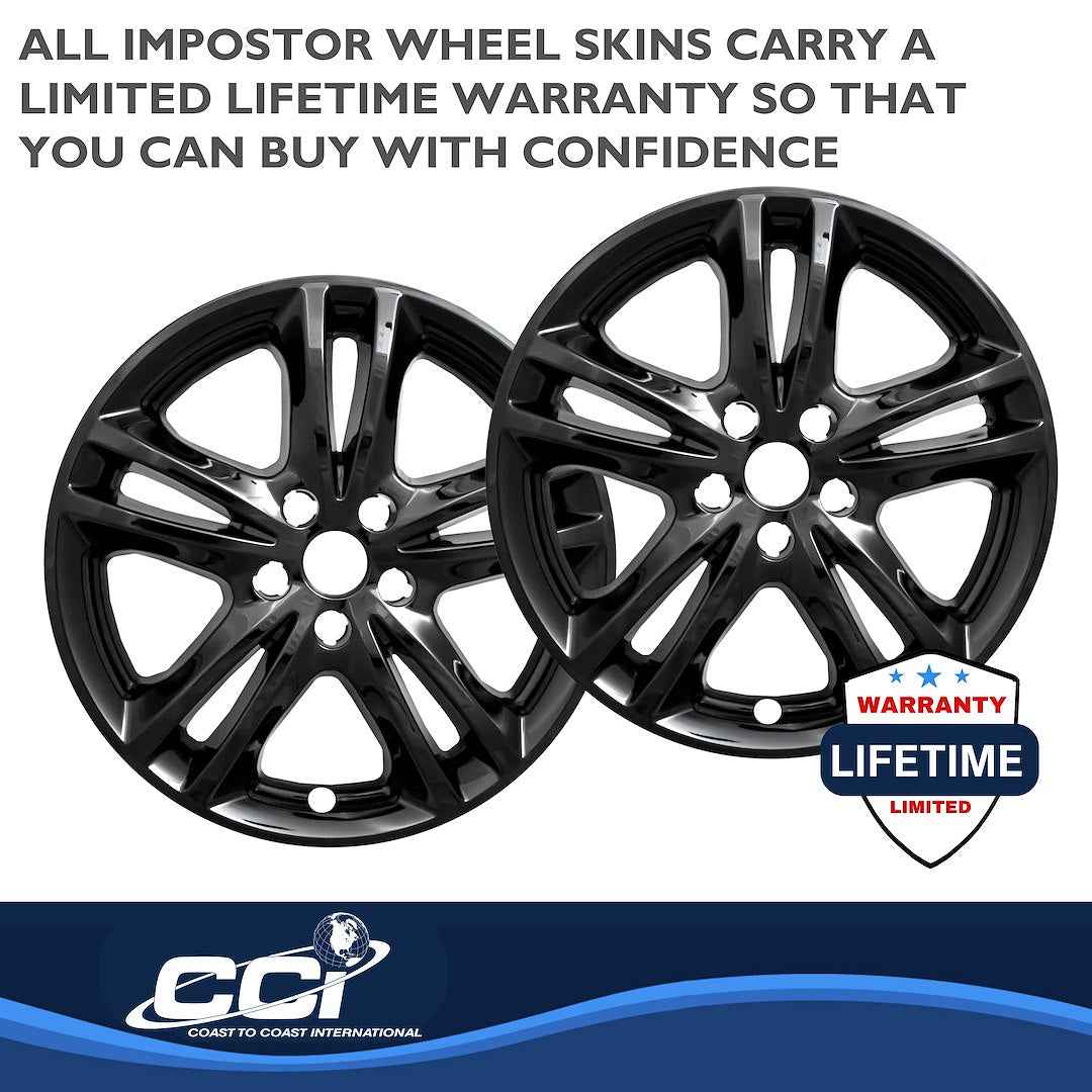 Coast To Coast IMP447BLK Fusion 17-Inch Ten-Spoke Skins