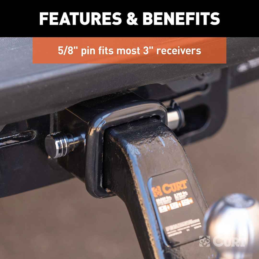 CURT 5/8-in Barbell Hitch Lock - 2 to 3-in Receivers – 23025