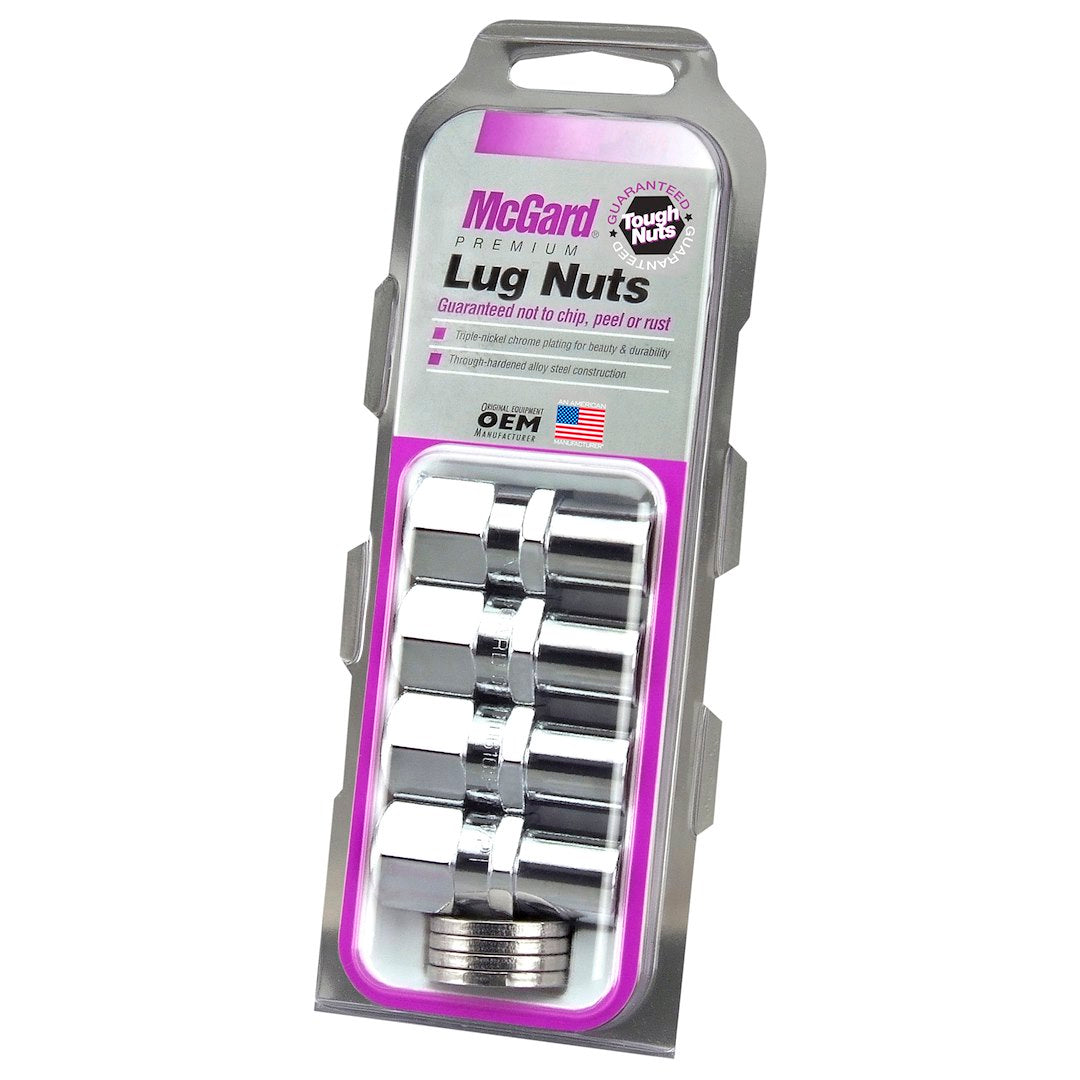 McGard 61007 Four-Piece Drag Racing Mag Wheel Lug Nut Set