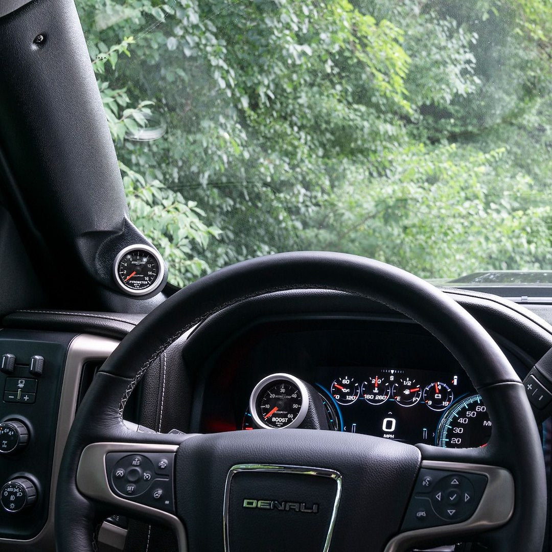 AutoMeter 15009 Black Steering Column Pod for One Gauge - image 3