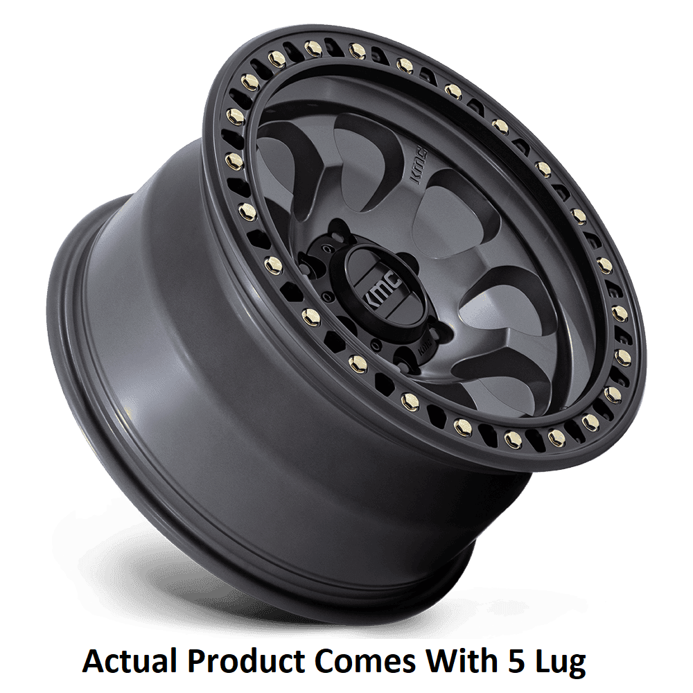KMC KM550AB17855010 Anthracite Eight-Hole Wheel, 17x8.5 - image 2