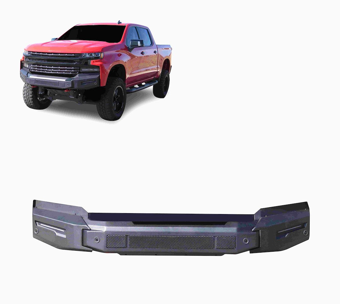 Black Horse Offroad AFB-SI20-BU Armour II Silverado Modular Front Bumper - image 9