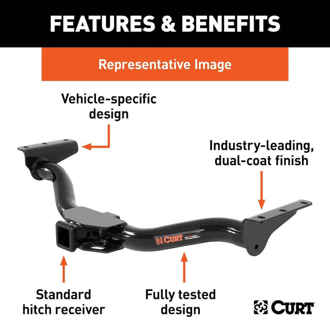 CURT Class 3 Trailer Hitch - Ford Ranger/Mazda B2300/Mazda B3000 – 13138