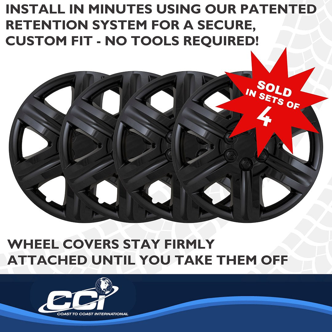 Coast To Coast 43118BLK Five-Spoke Covers for Steel Wheels - image 5