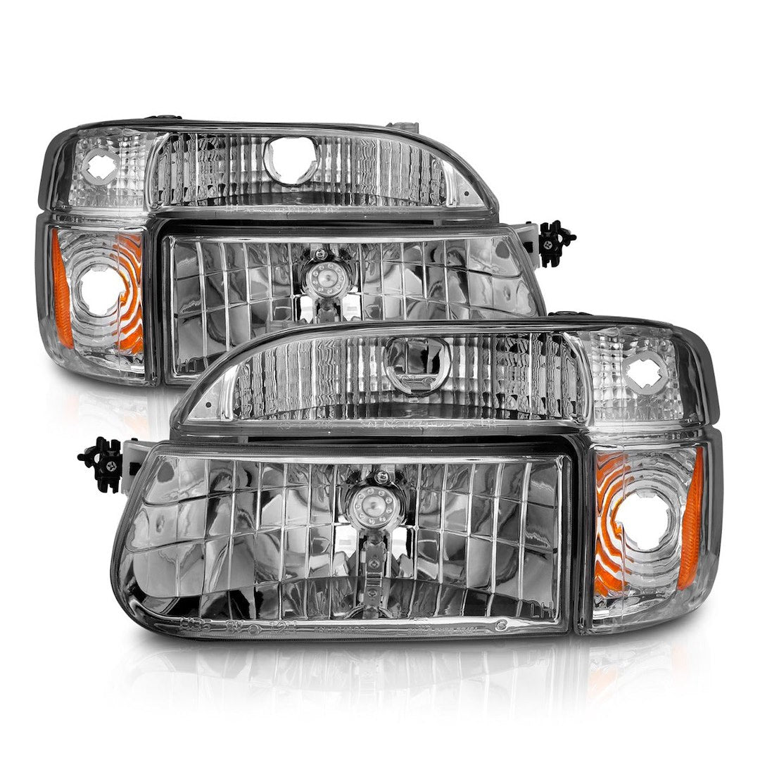 ANZO USA 111040 Explorer Crystal Clear Headlight Pair - image 1