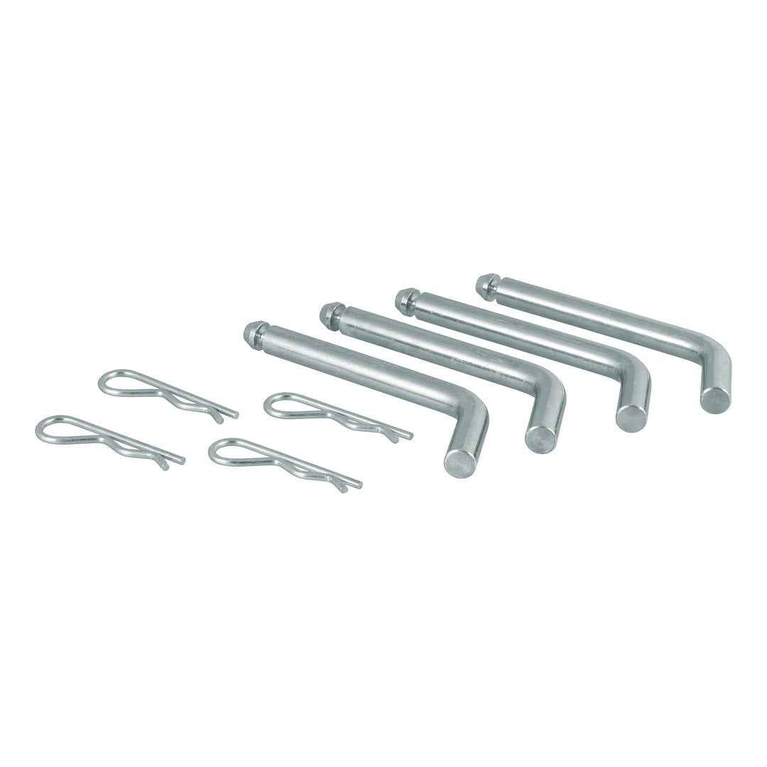 CURT Zinc-Plated Fifth-Wheel Rail Pins and Clips, Four Sets – 16902