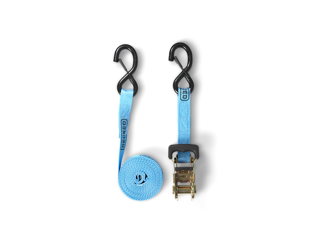 Decked A0088-Rstp-Blu Adjustable Ratchet Tie-Down