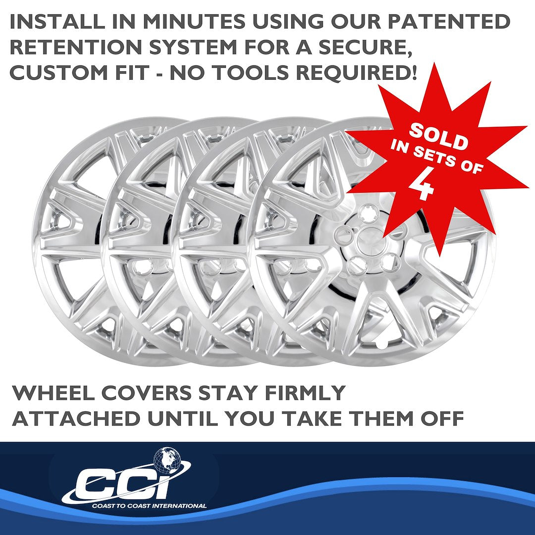 Coast To Coast 47117C Escape 17-Inch Chrome Cover Set - image 4