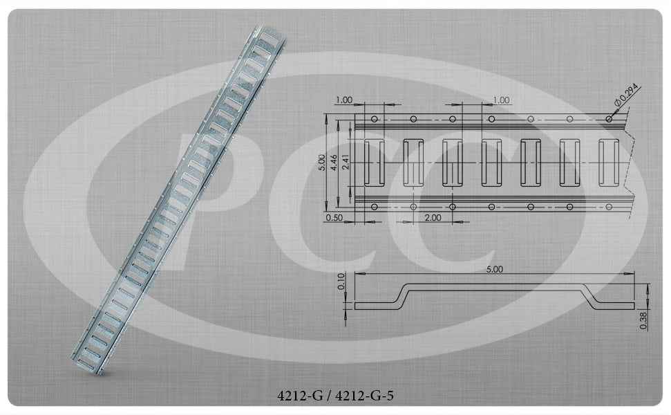 Pacific Cargo Tie Down Track - 10 ft – 4212-G