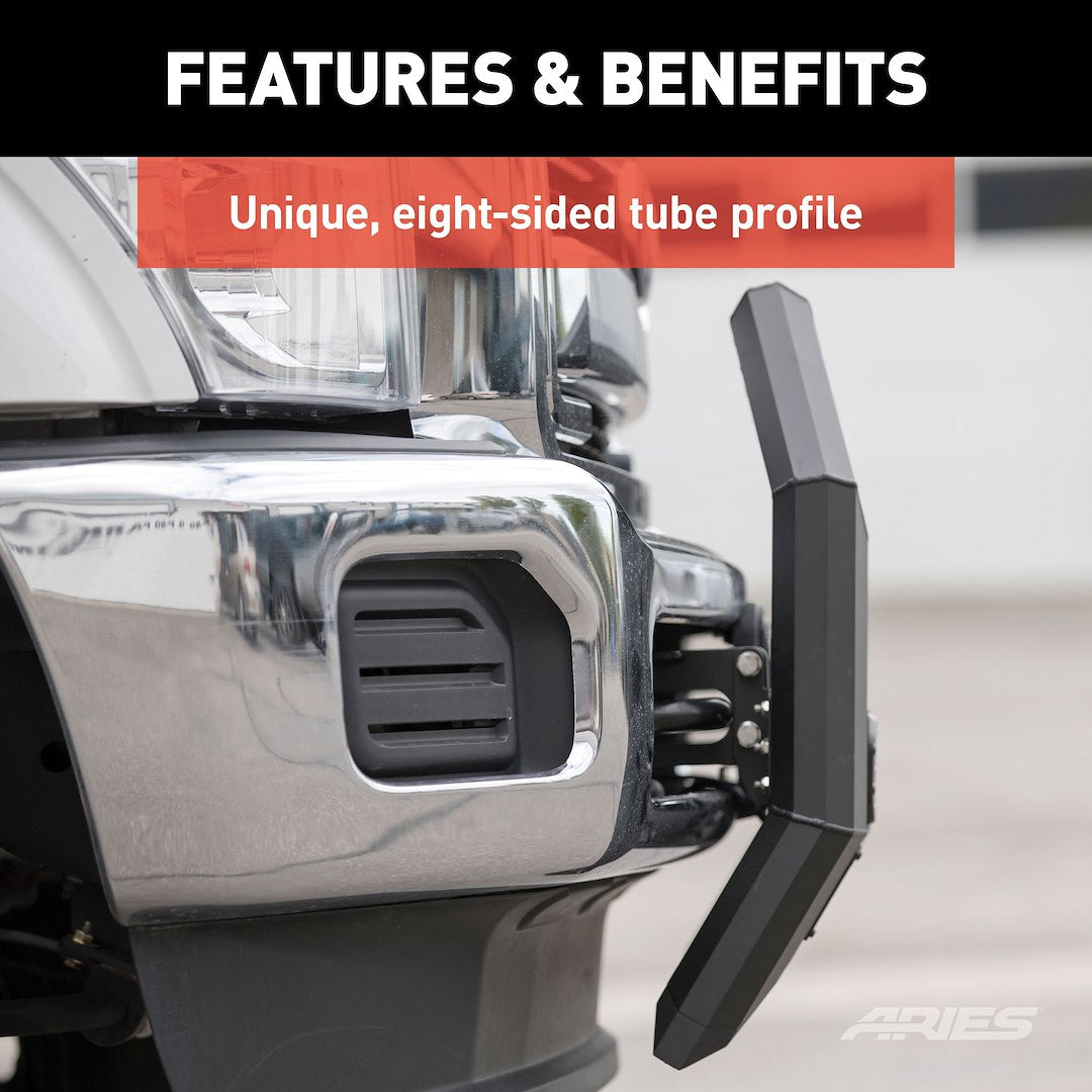 Aries 2163102 AdvantEDGE Aluminum Bull Bar With LED Lights - image 7