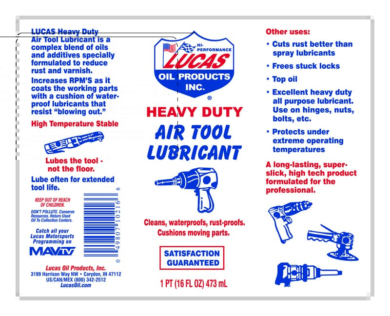 Lucas Oil 10216 Pneumatic-Tool Lubricating Oil