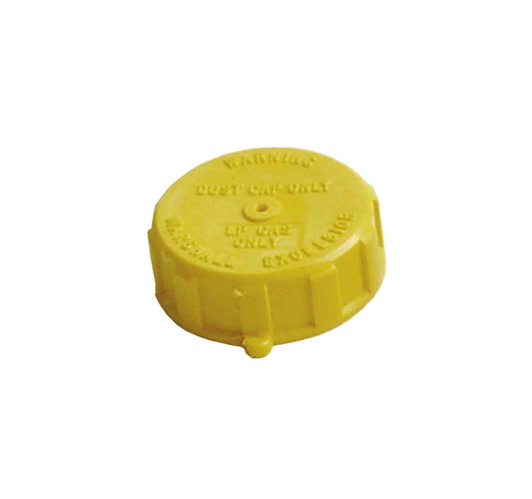 Marshall Excelsior ME109 Yellow Plastic 1-3/4 ACME Valve Cap