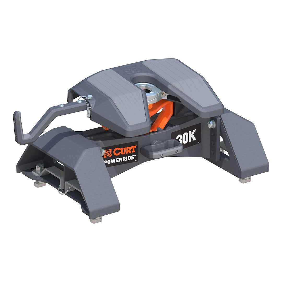 CURT 16592 PowerRide Fixed 30,000-lb Fifth-Wheel Hitch