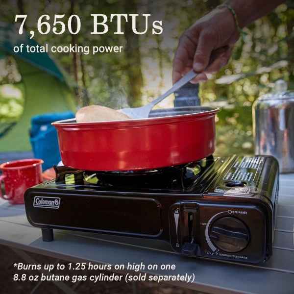 Coleman 2157595 Single-Burner Propane Camp Stove - 7650 BTU
