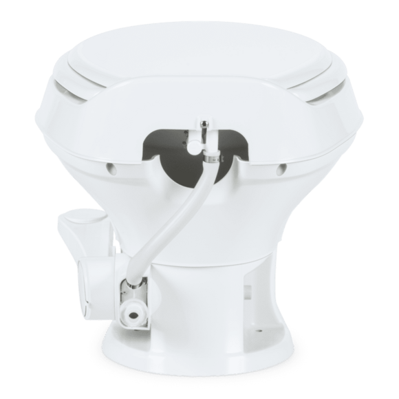 Dometic 302301671 301 Series RV Toilet, Permanent, Pedal Flush Control, White, Round – image 2