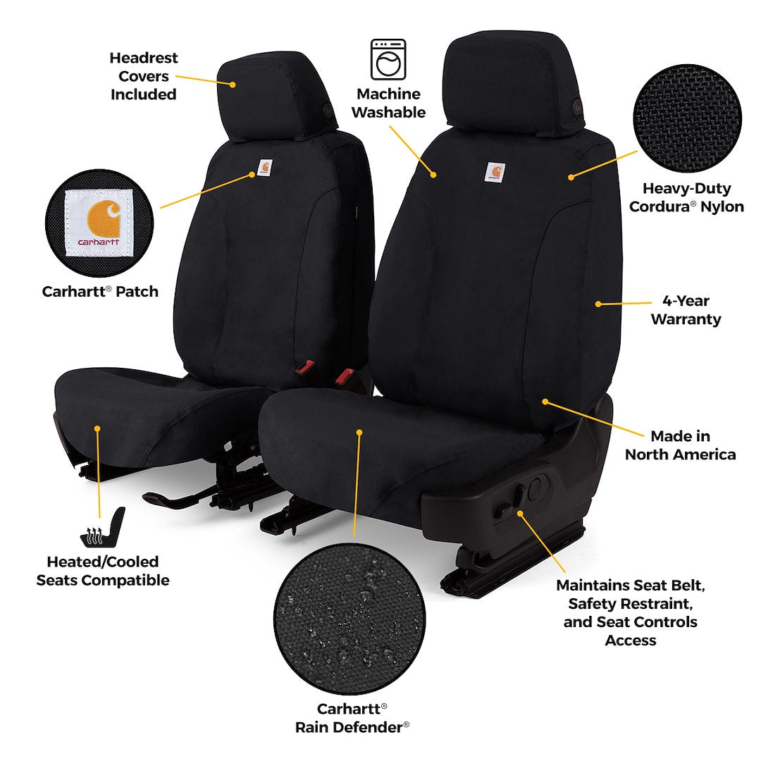 Covercraft SC2512COBK Carhartt SeatSaver Transit Front Cover Set - image 2