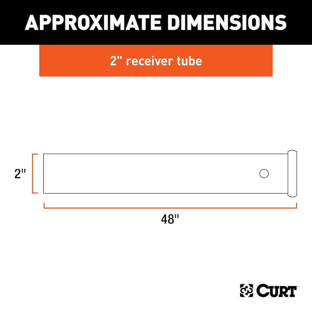 Curt 49480 Trailer Hitch Receiver Tube - image 3