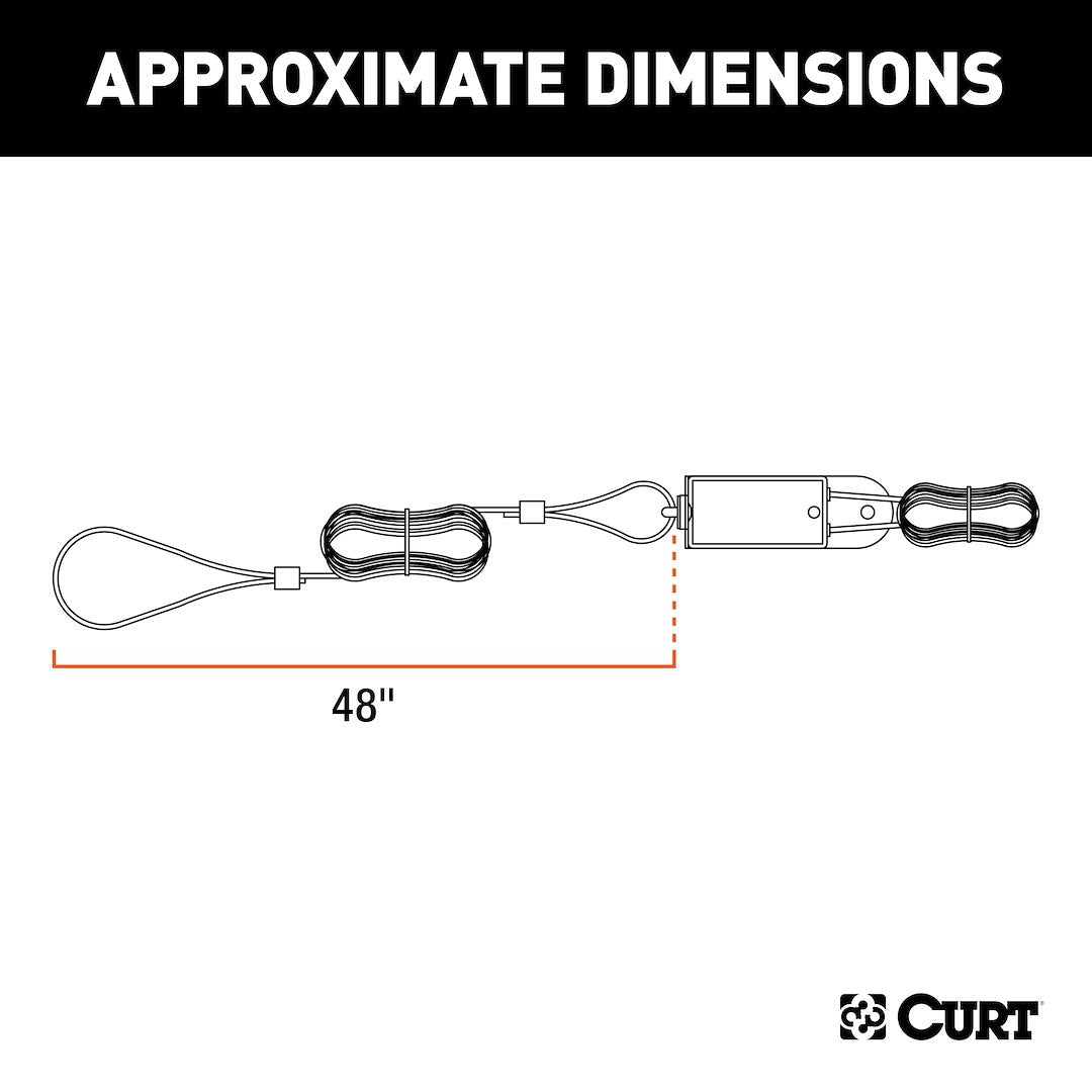 CURT Trailer Breakaway System Switch (52011) – Pin Material: Nylon
