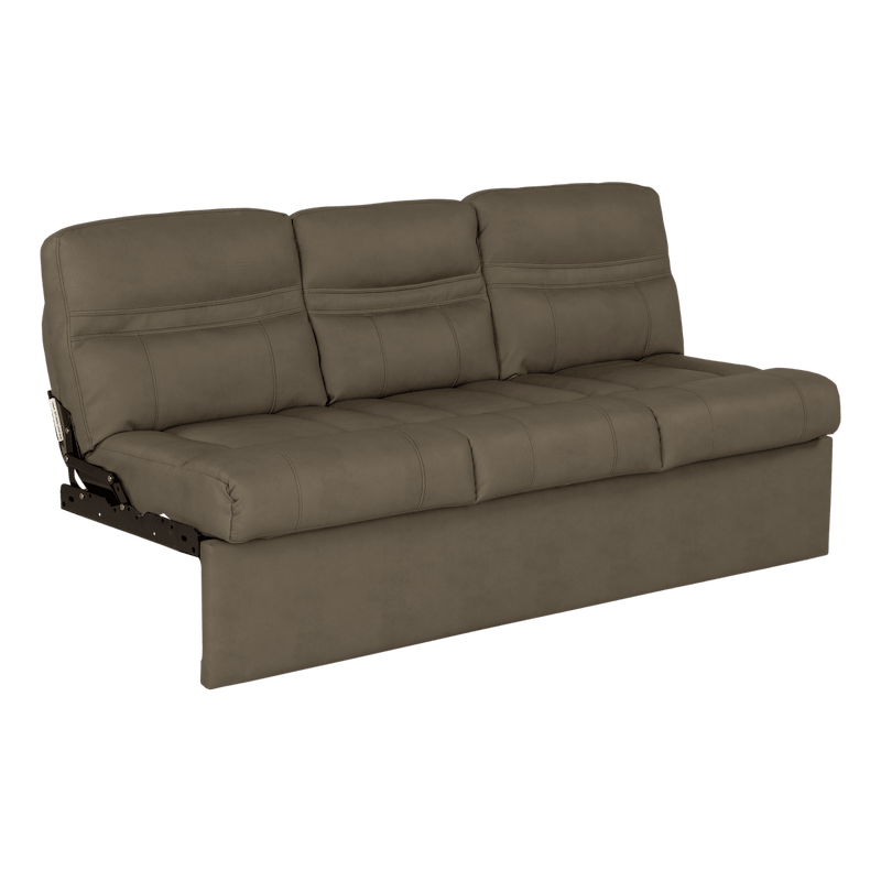 Lippert Components 2020129838 68” Jackknife RV Sofa, Grummond Tan, 3-Seater with Center – image 1