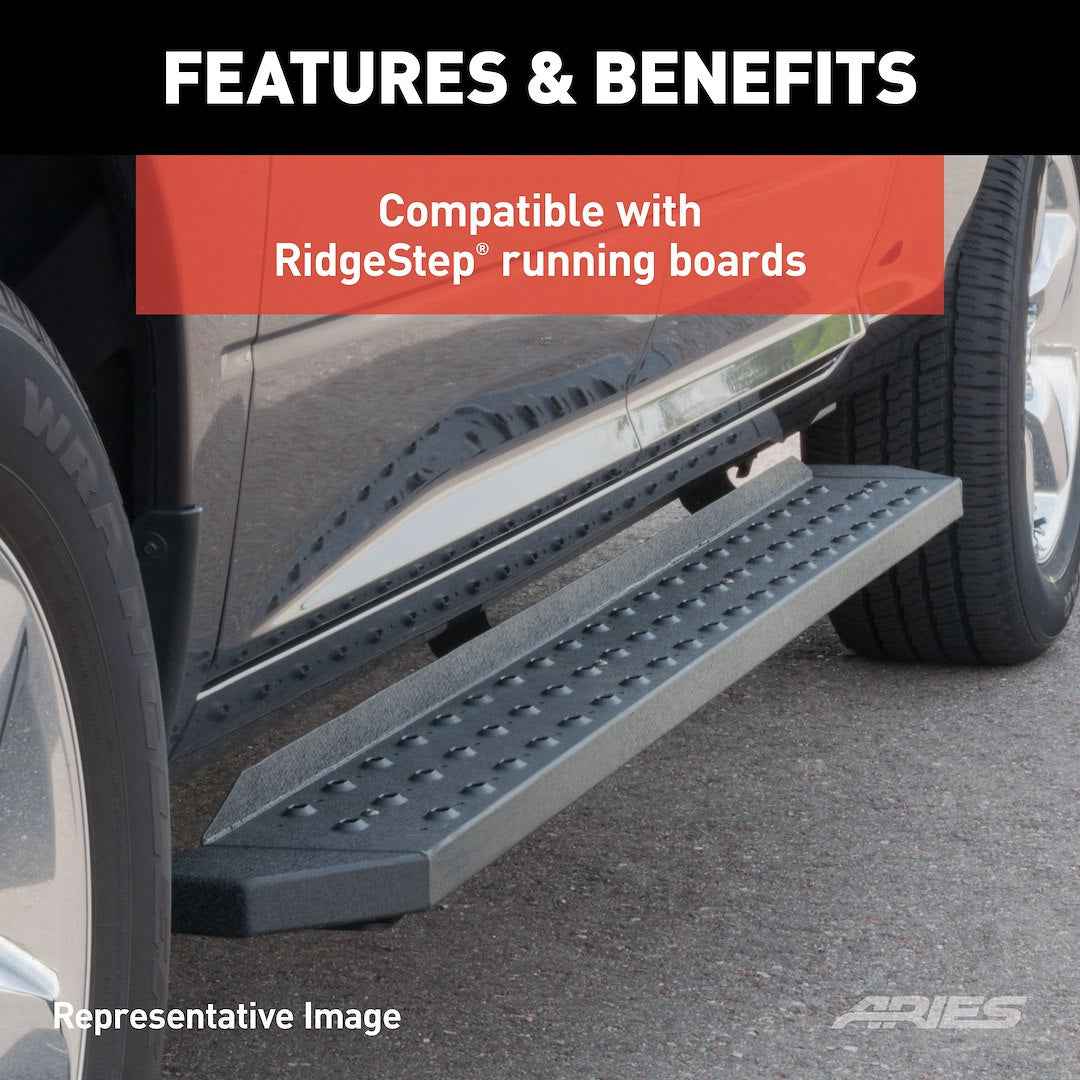 Aries 2055101 VersaTrac Rocker-Mount Running Board Kit