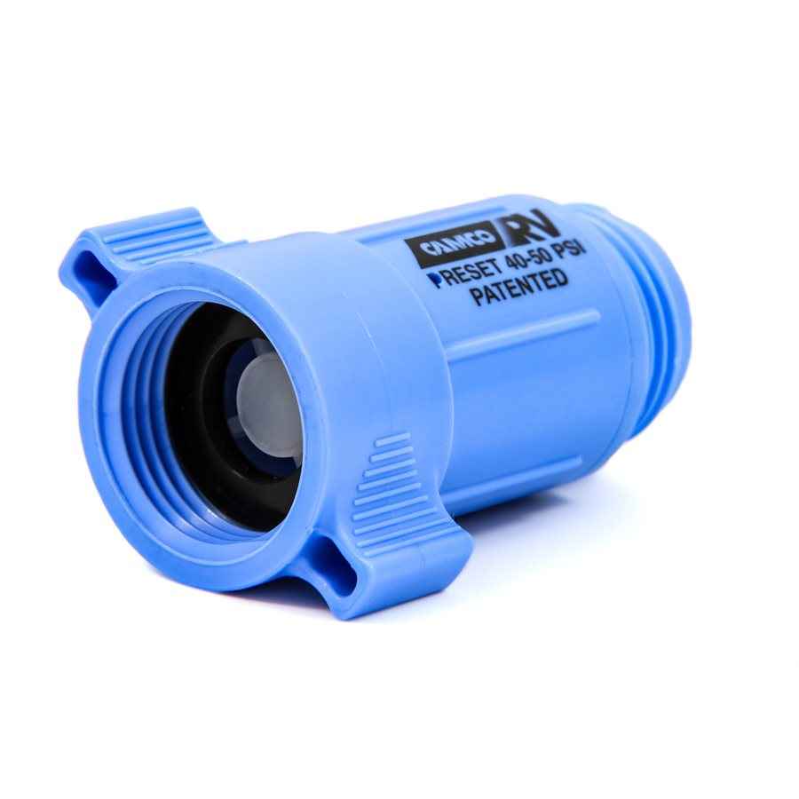 Camco 40143 Blue Plastic 40–50 PSI Water Regulators, Six-Pack