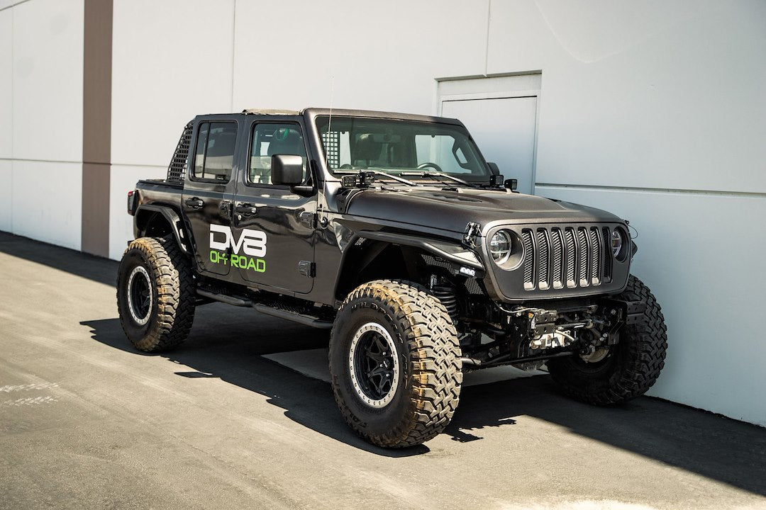 DV8 Offroad SRJL-08 OE Plus Four-Door Entry Bars