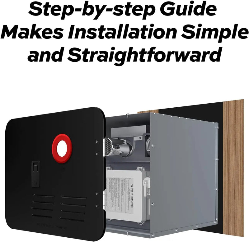 Fogatti FSBDA-1518 Water Heater Access Door Conversion Kit Black 15 Inch x 18 Inch – image 5