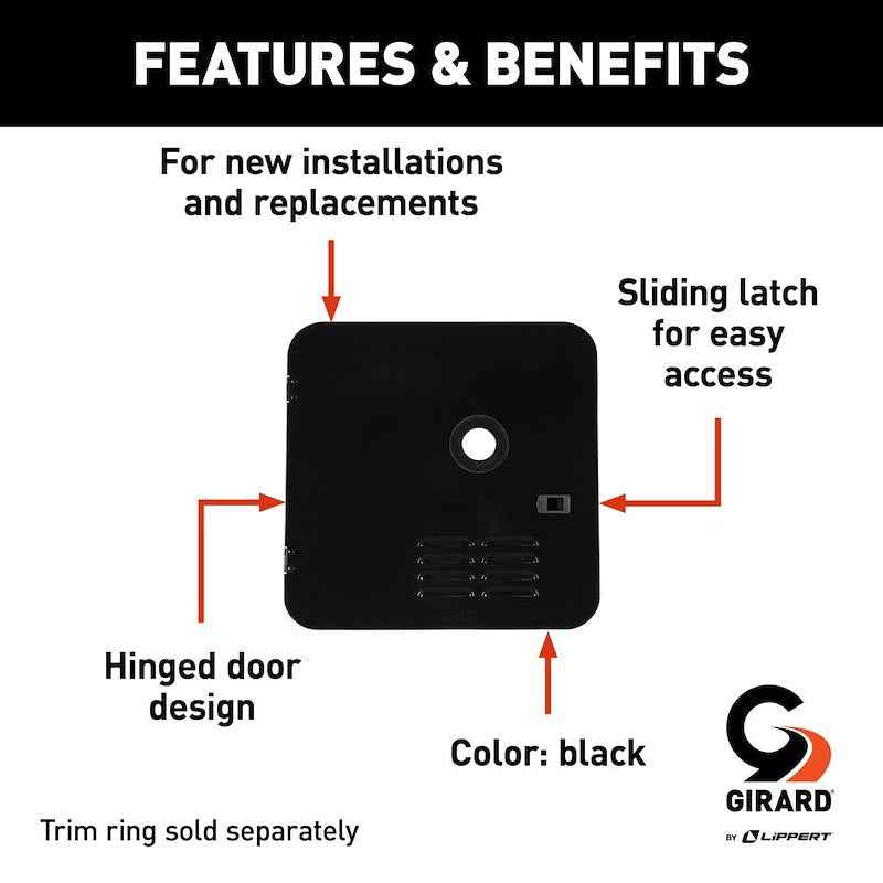 Lippert Components 2GWHDAS10B Girard Access Door, 10 Gal Atwood/Suburban – image 3