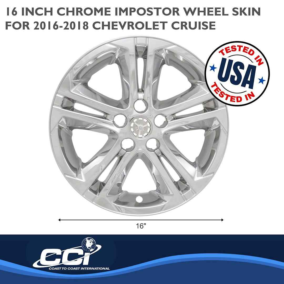 Coast To Coast IMP412XN Cruze 16-Inch Chrome Impostor Skins