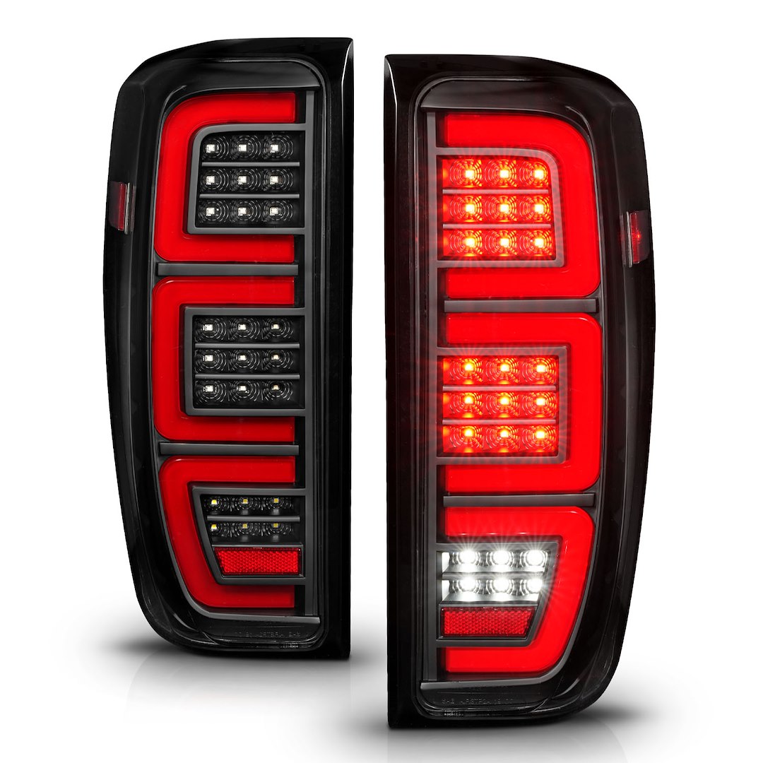 ANZO USA 311459 Sierra Clear Full-LED Tail-Light Pair, Black - image 1
