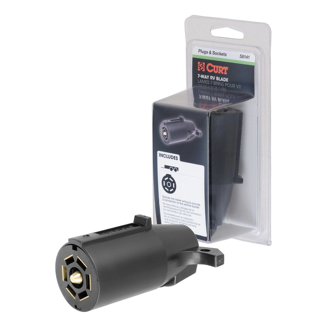 CURT Semi-universal 7 Blade Trailer Wiring Connector (58141)
