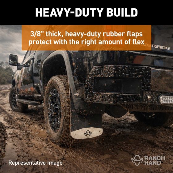 Ranch Hand 250933rh Heavy-Duty Truck Mud Guard