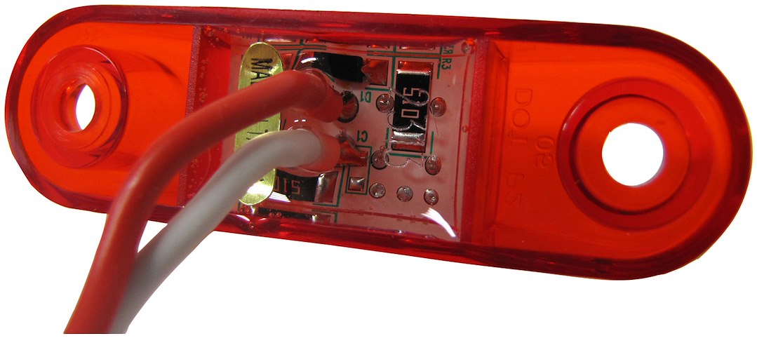 Peterson Mfg. 2.6 Inch Length X 3/4 Inch Width LED Clearance (V168r)