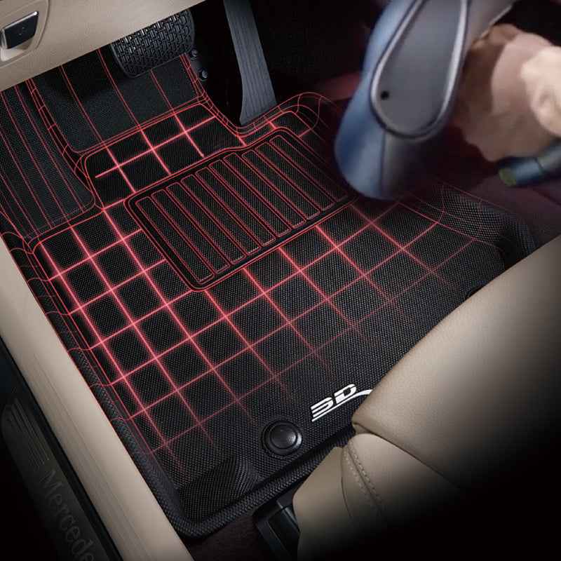 3D Mats L1CH11601509 Silverado Double Cab KAGU 4-Piece Mats