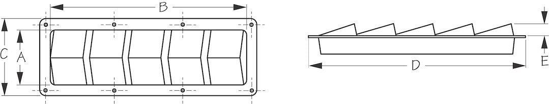 Sea Dog 331290-3 Slotted Boat Ventilator