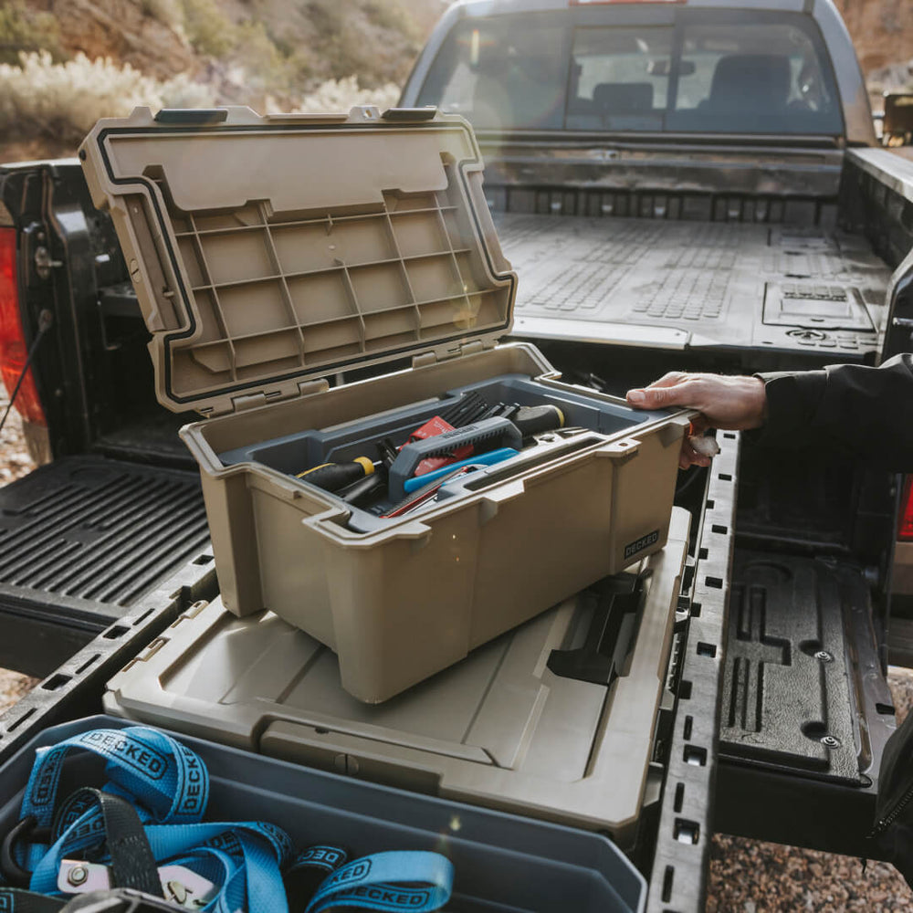 Decked A0010-SIXR-TAN Sixer 16 Portable Storage Box
