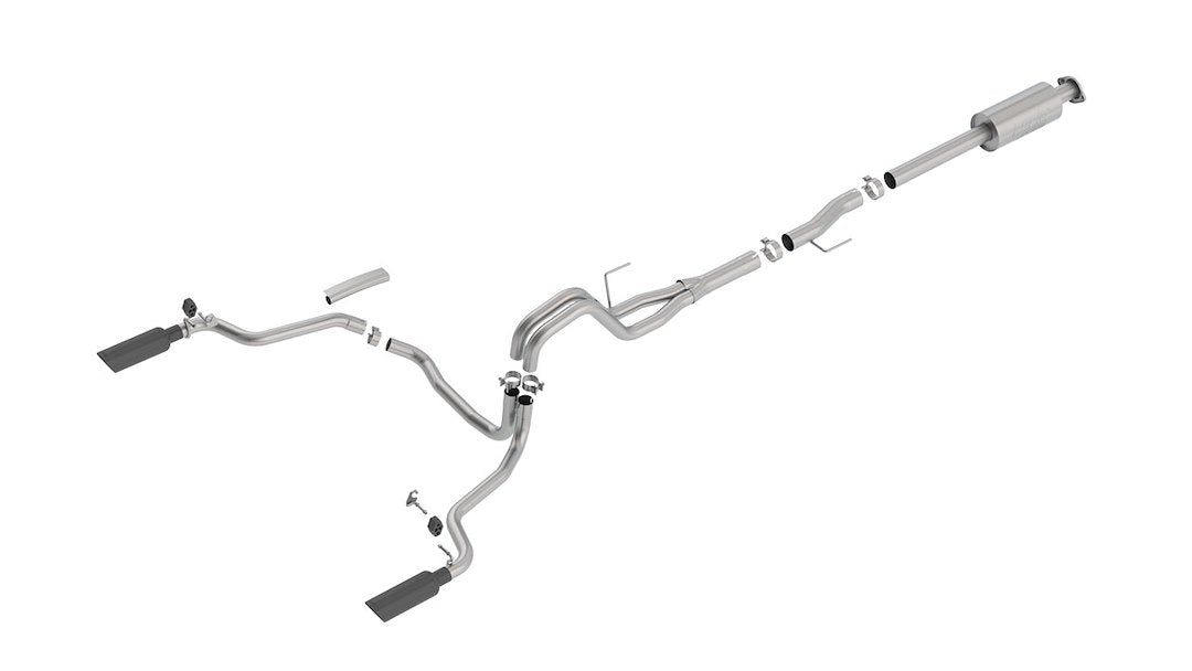 Borla 140616BC F-150 SuperCrew ATAK Split-Rear Cat-Back - image 1