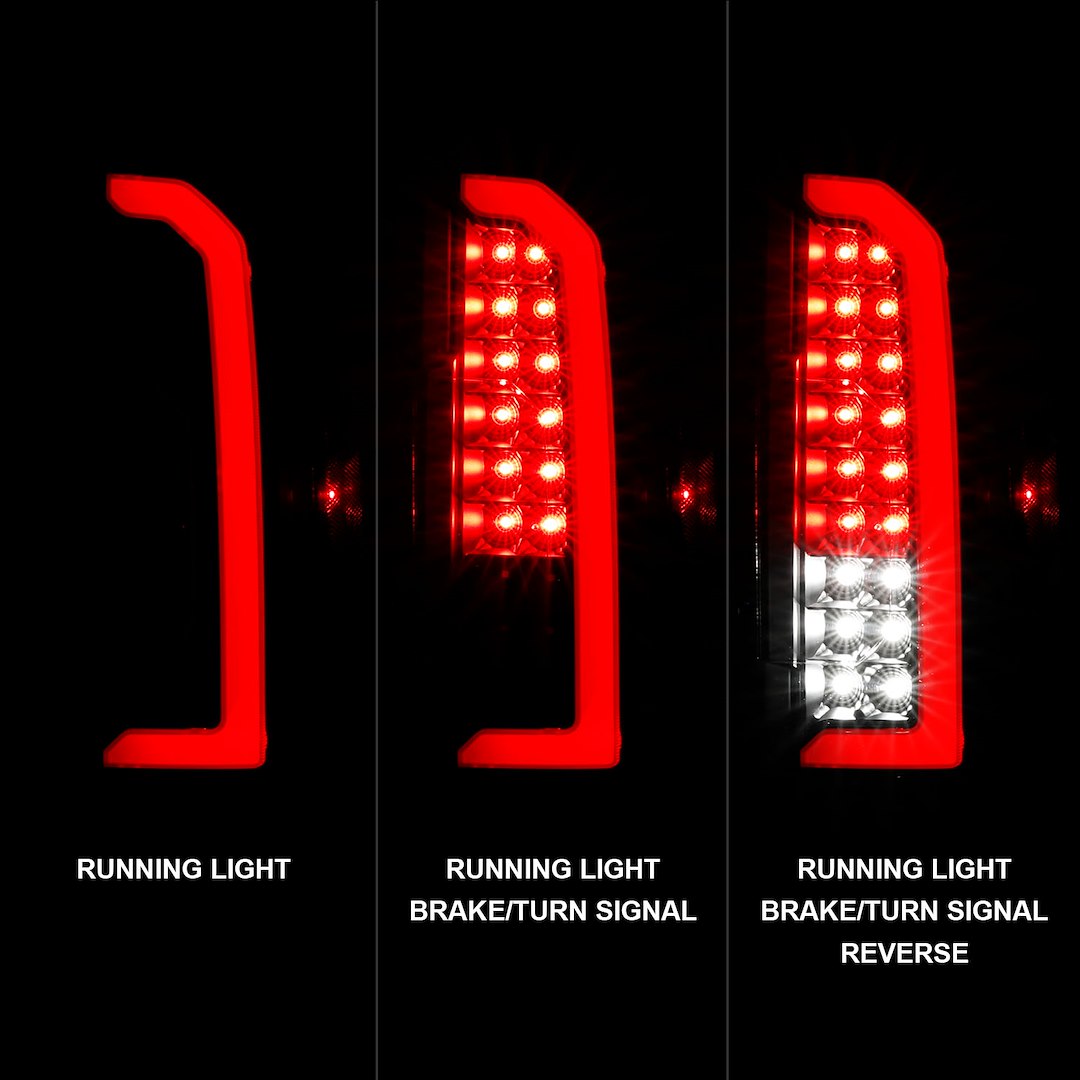 ANZO USA 311432 Colorado Clear LED Tail-Light Pair, Black - image 6