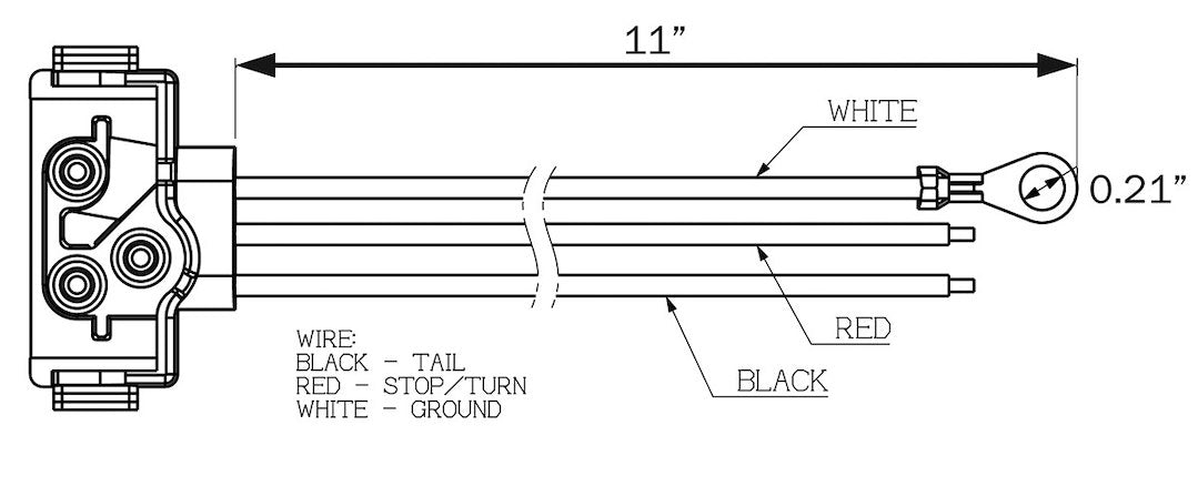 Optronics A47PBP Trailer Light Connector
