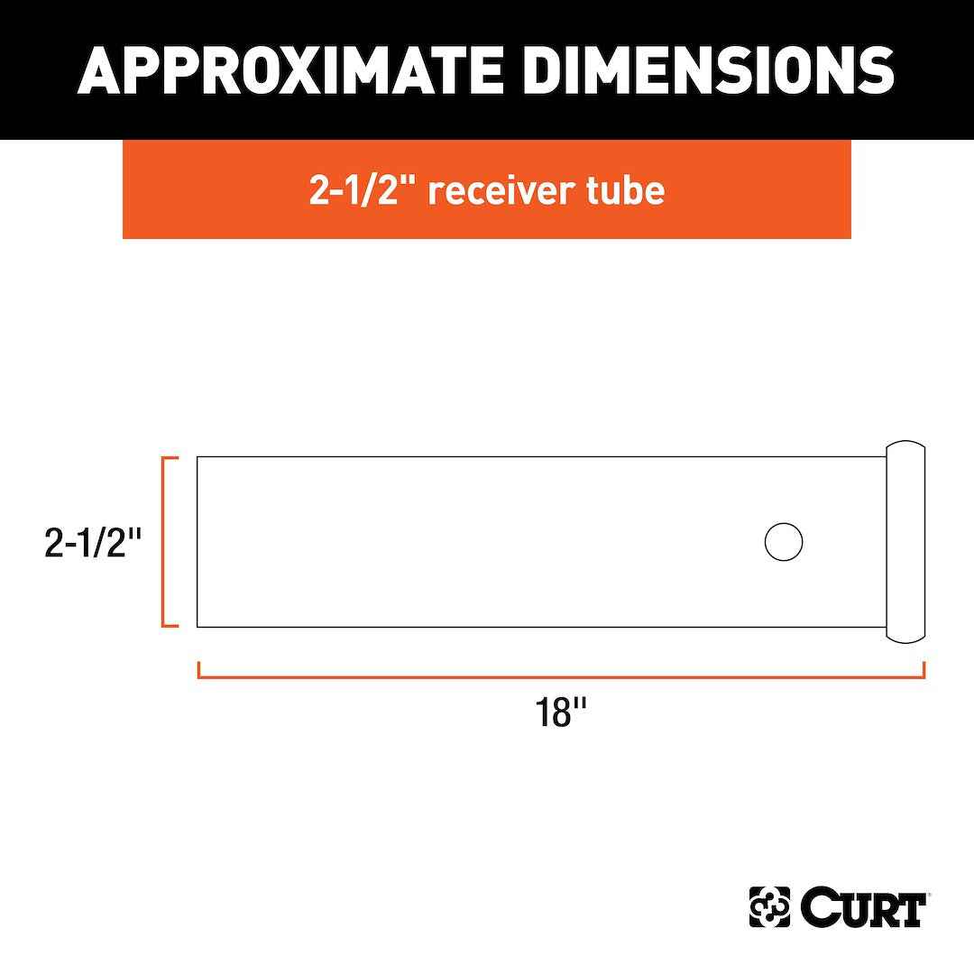 CURT Trailer Hitch Extension - 18 in – 49511
