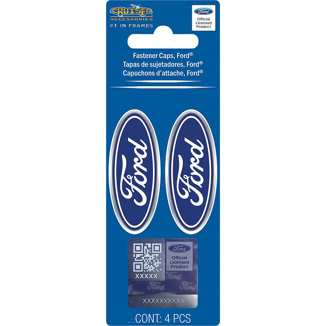 Cruiser 82810 Four Ford Oval Plate-Fastener Covers - image 2