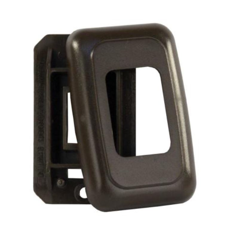 JR Products Multi Purpose Switch Faceplate (12195) – Color: Brown