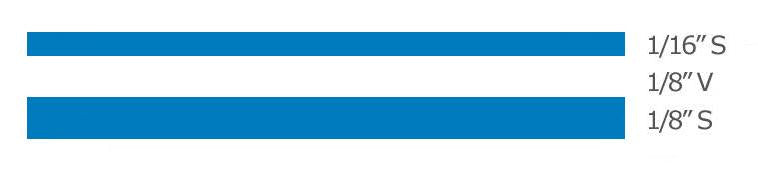 Trimbrite T0404 Multistripe Pinstriping Tape