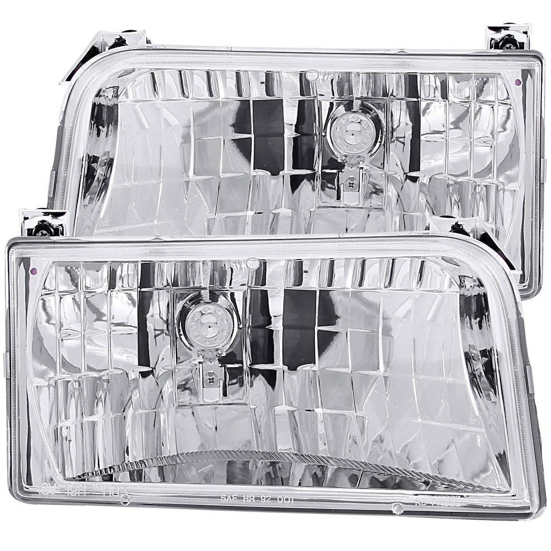 ANZO USA 111247 Ford Crystal Reflector Headlight Pair - image 1